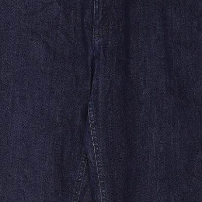 MORE & MORE Womens Blue  Denim Straight Jeans Size 14 L30 in
