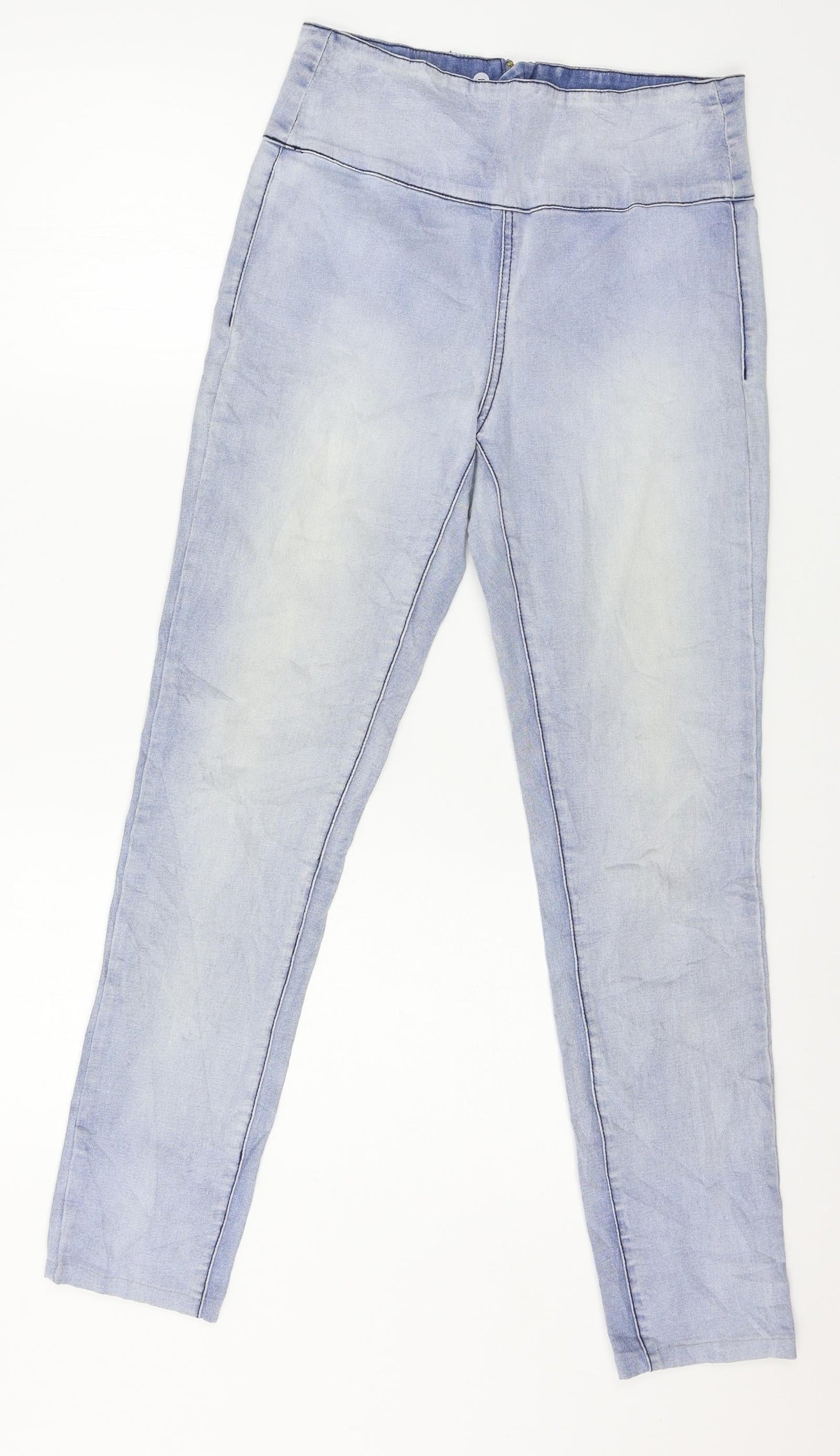 Womens UK Size 28 in Pieces Regular Fit Jegging Blue Jeans