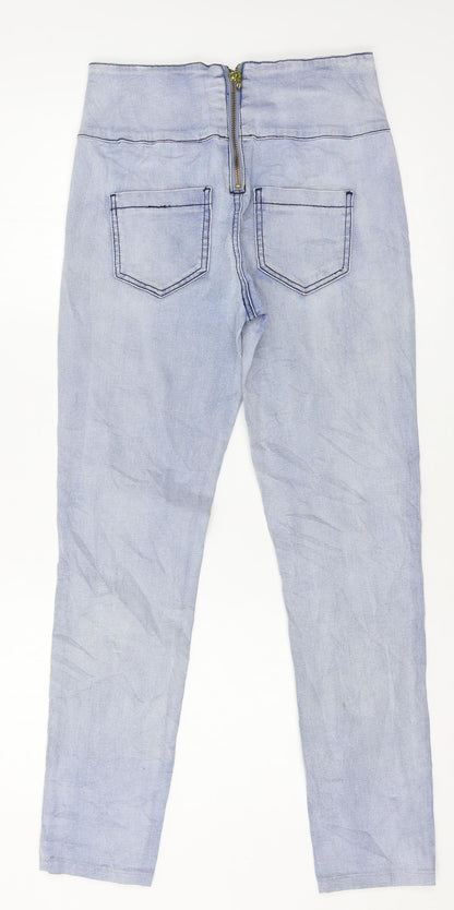 Womens UK Size 28 in Pieces Regular Fit Jegging Blue Jeans