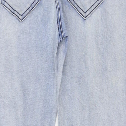 Womens UK Size 28 in Pieces Regular Fit Jegging Blue Jeans
