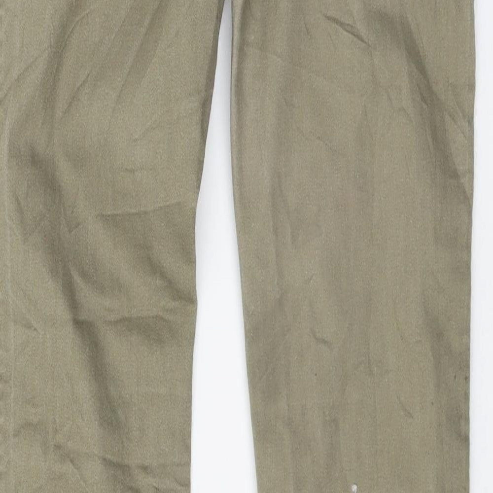 Pull it Womens Green  Denim Skinny Jeans Size 26 in L30 in