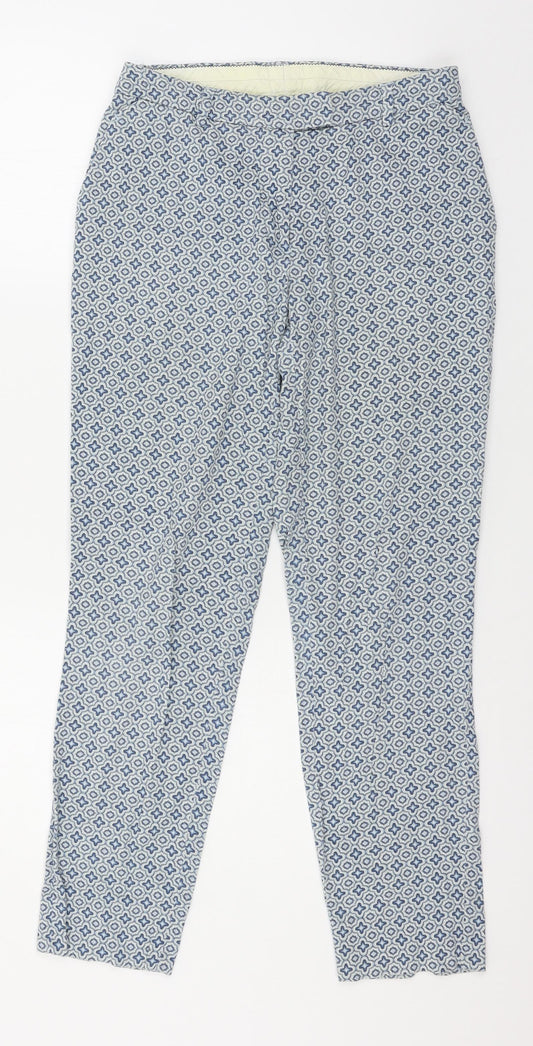 Womens UK Size 28 in H&M Regular Fit  Blue Trousers