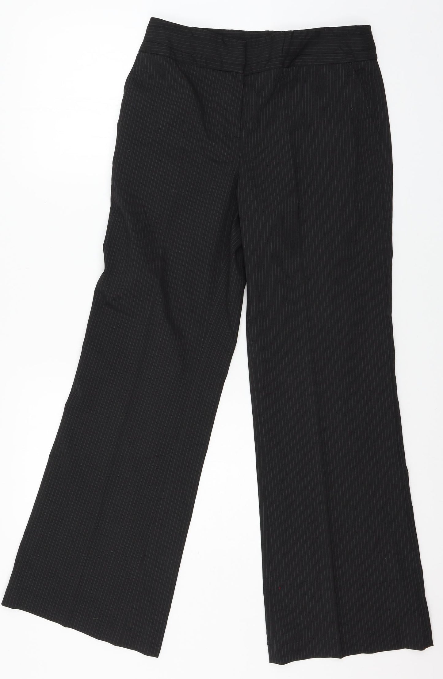 Womens UK Size 28 in Preworn Regular Fit  Black Trousers