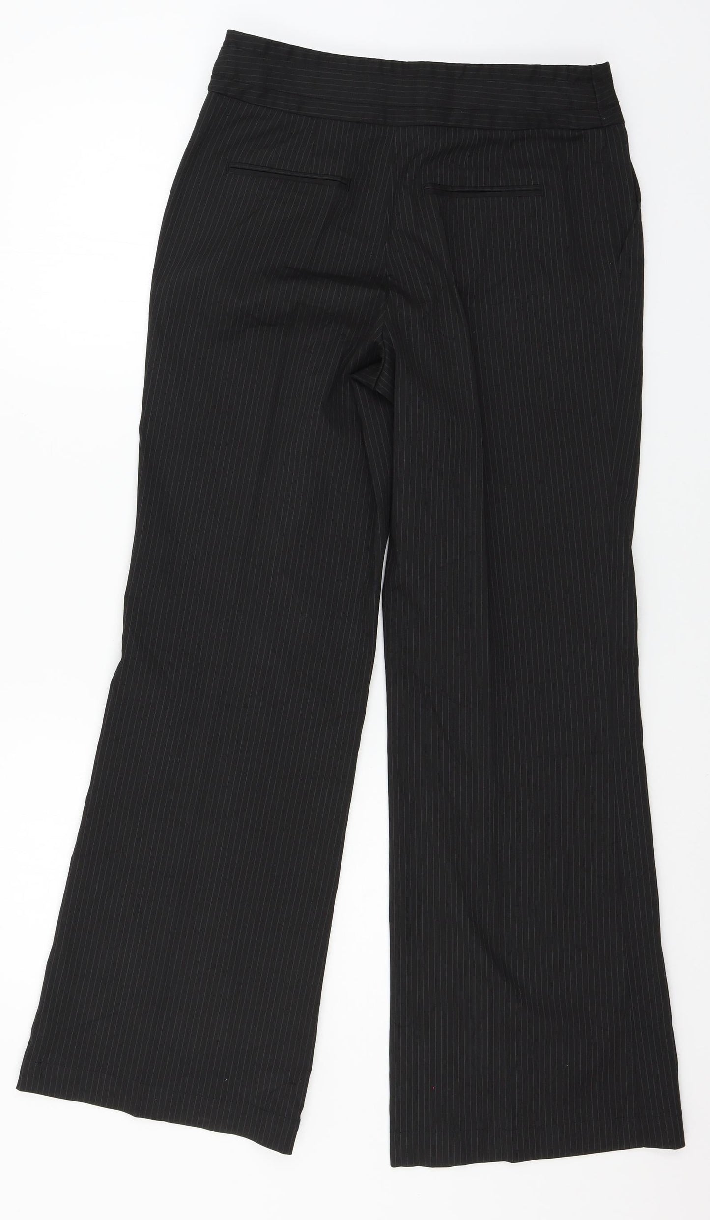 Womens UK Size 28 in Preworn Regular Fit  Black Trousers