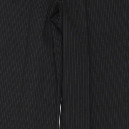 Womens UK Size 28 in Preworn Regular Fit  Black Trousers