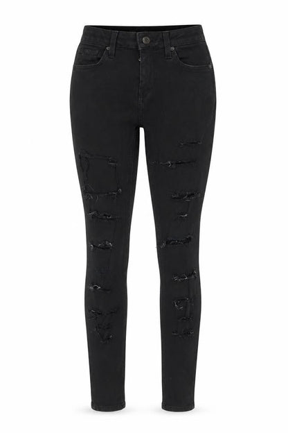 Womens UK Size 25 in Topshop Regular Fit Skinny Black Jeans