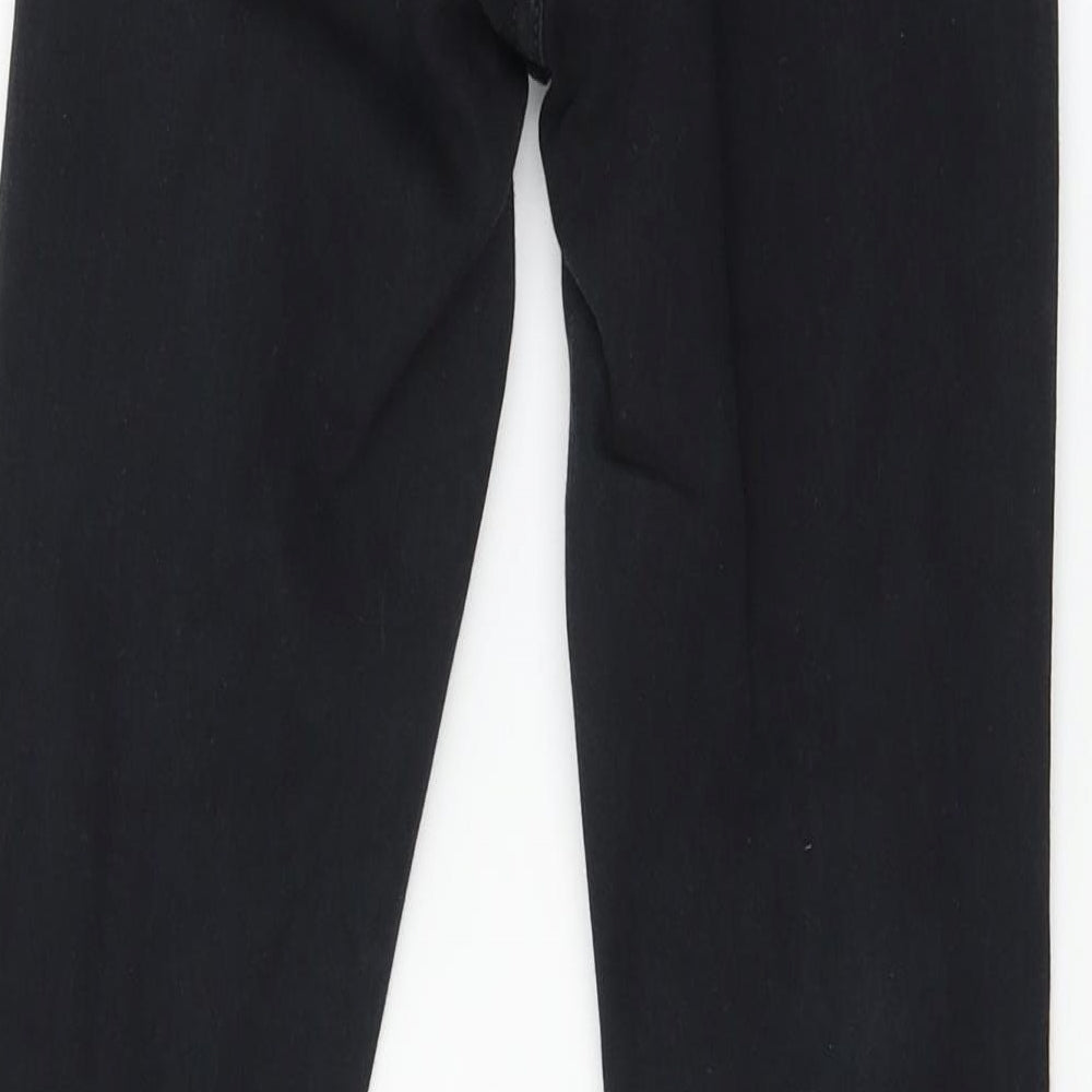 Topshop Womens Black  Denim Skinny Jeans Size 25 in L32 in