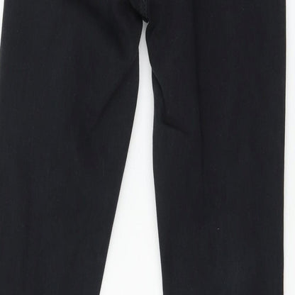 Topshop Womens Black  Denim Skinny Jeans Size 25 in L32 in