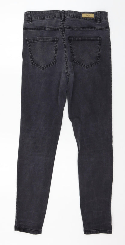 Saint Tropez Womens Grey  Denim Skinny Jeans Size 32 in L29 in