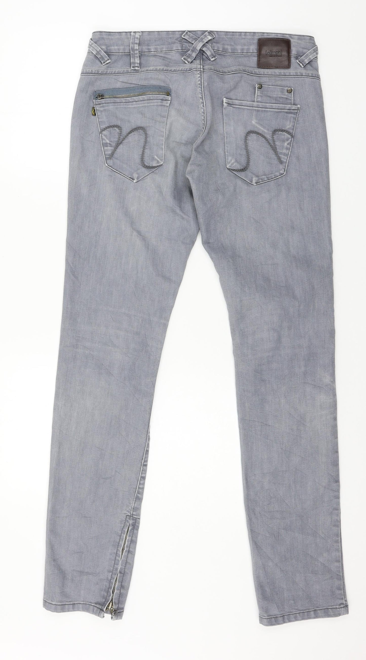 Triumph Womens Grey  Denim Skinny Jeans Size 30 in L32 in