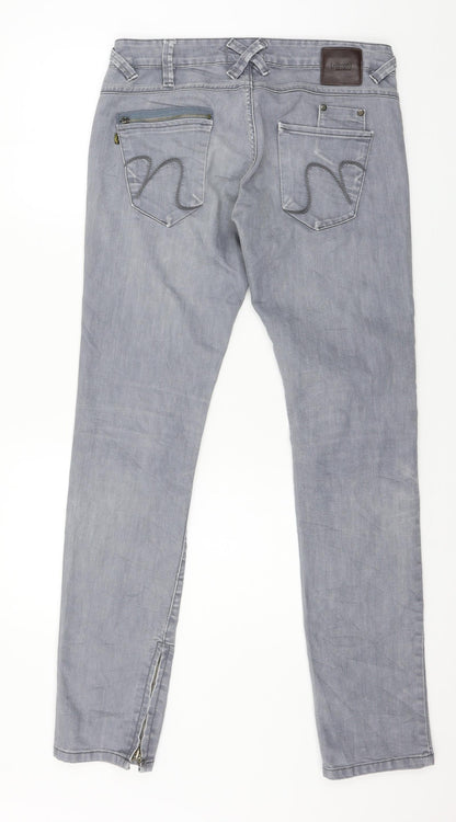 Triumph Womens Grey  Denim Skinny Jeans Size 30 in L32 in