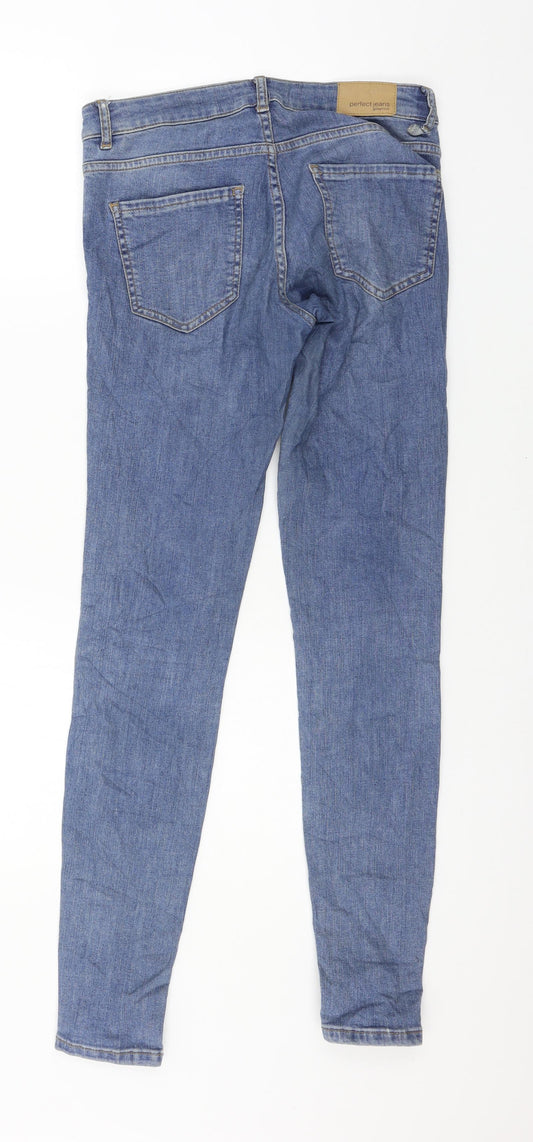 Perfect Jeans Womens Blue  Denim Skinny Jeans Size 8 L29 in