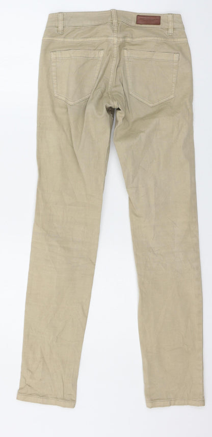 H&M Womens Beige  Denim Skinny Jeans Size 6 L29 in
