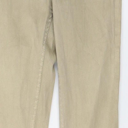 H&M Womens Beige  Denim Skinny Jeans Size 6 L29 in