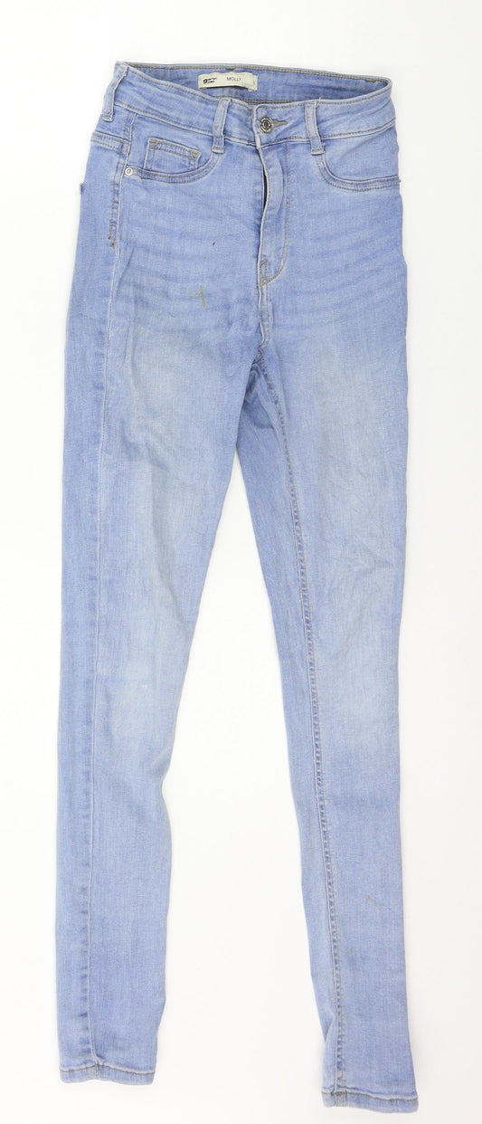 Perfect Jeans Womens Blue  Denim Skinny Jeans Size S L28 in