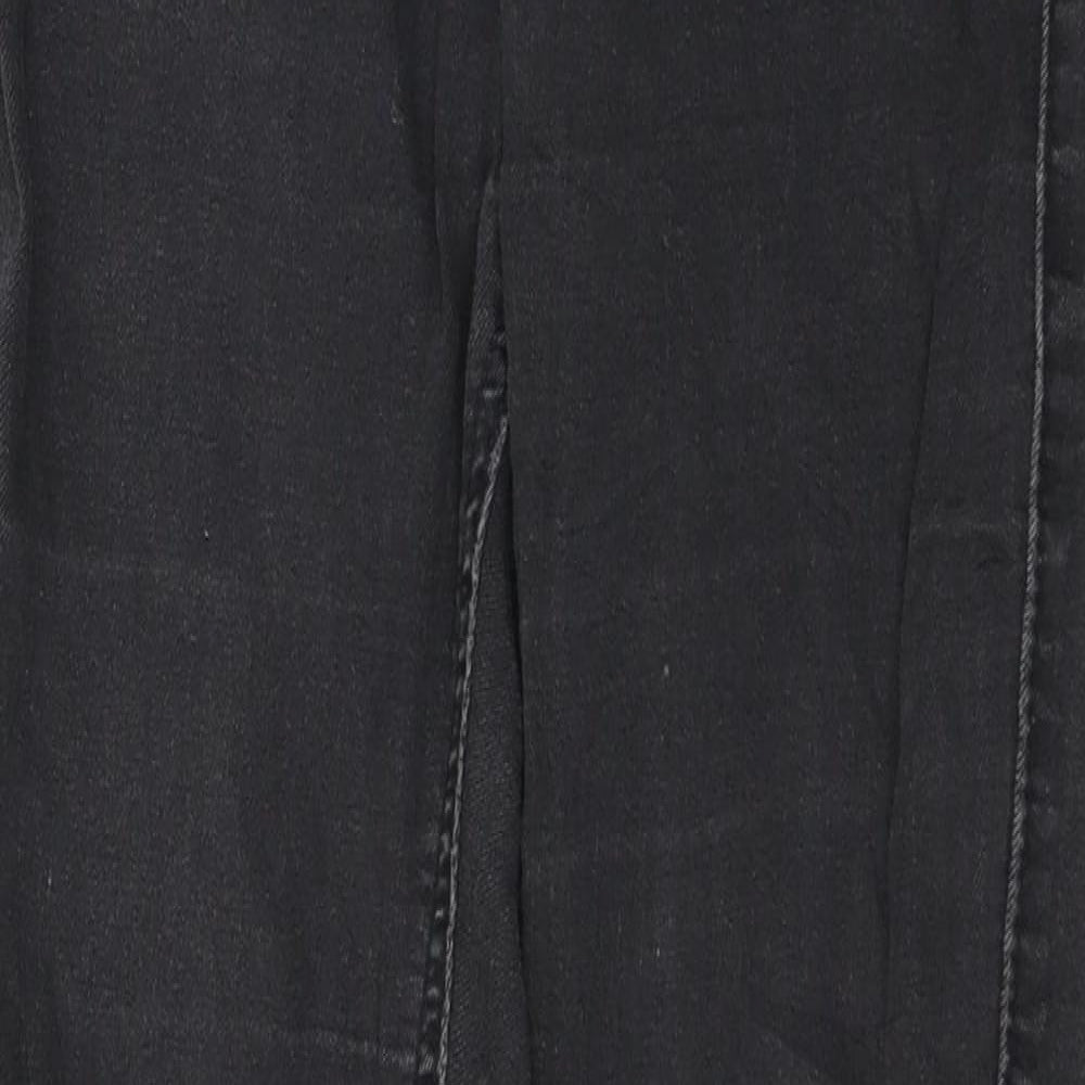 Bershka Womens Grey  Denim Skinny Jeans Size 6 L27 in