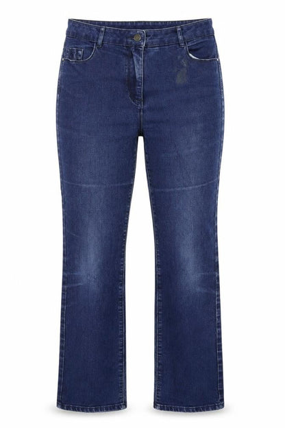 Womens Blue  Denim Straight Jeans Size 12 L28 in