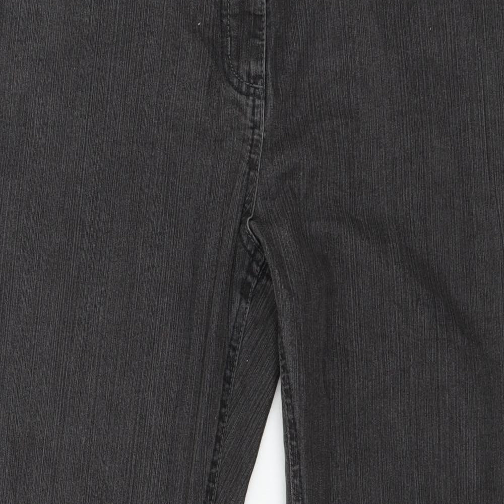 CC Collection Womens Grey  Denim Straight Jeans Size 32 in L28 in