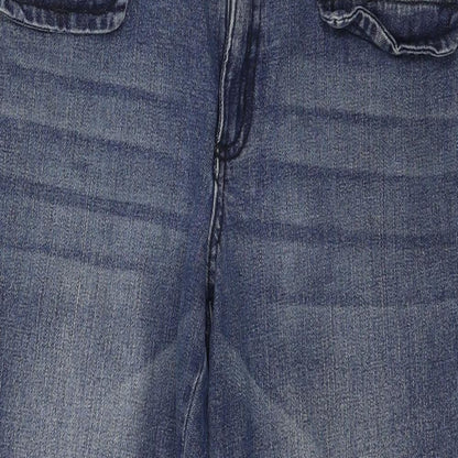 AriZona Womens Blue  Denim Straight Jeans Size 8 L25 in