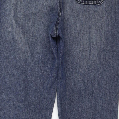 AriZona Womens Blue  Denim Straight Jeans Size 8 L25 in