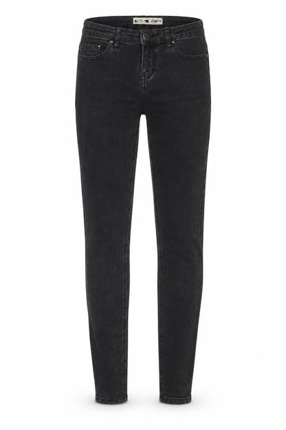 Womens UK Size 8 Denim & Co. Regular Fit Skinny Black Jeans