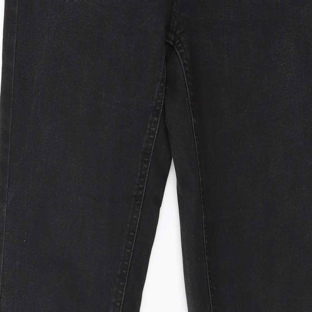 Denim & Co. Womens Black  Denim Skinny Jeans Size 8 L31 in