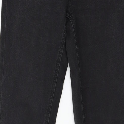 Denim & Co. Womens Black  Denim Skinny Jeans Size 8 L31 in