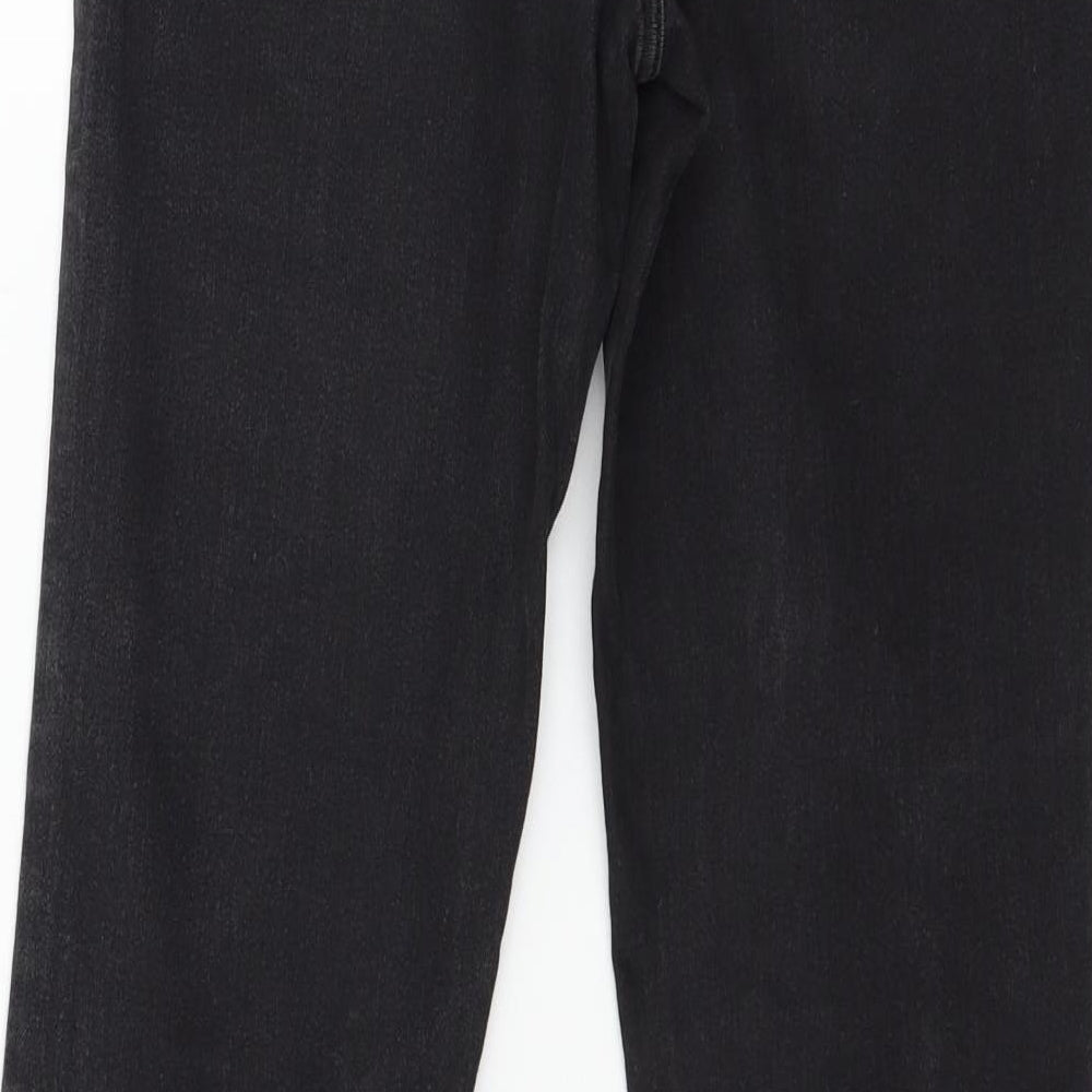 Denim & Co. Womens Black  Denim Skinny Jeans Size 8 L31 in