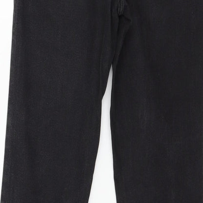 Denim & Co. Womens Black  Denim Skinny Jeans Size 8 L31 in