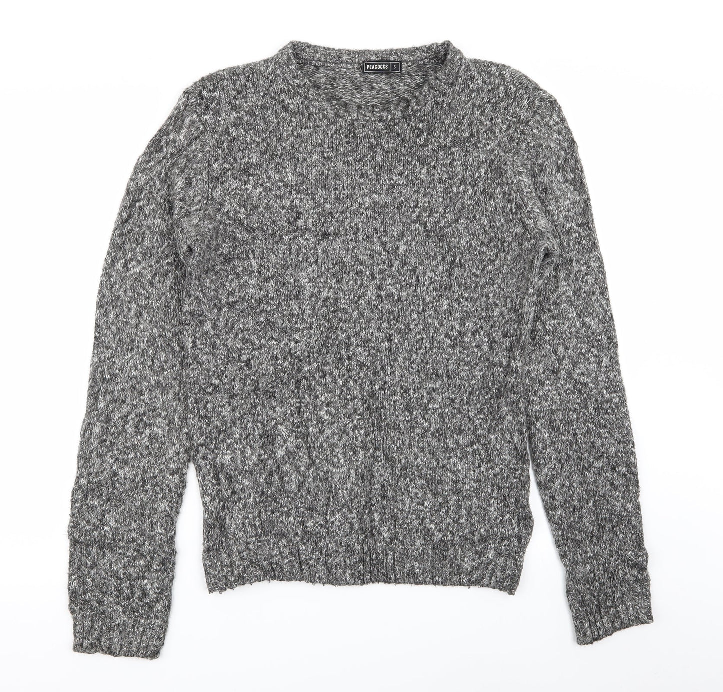 Peacocks Mens Grey   Pullover Jumper Size S