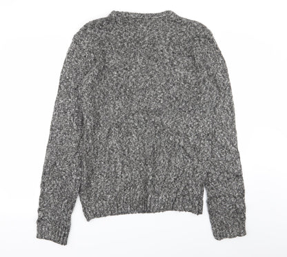 Peacocks Mens Grey   Pullover Jumper Size S