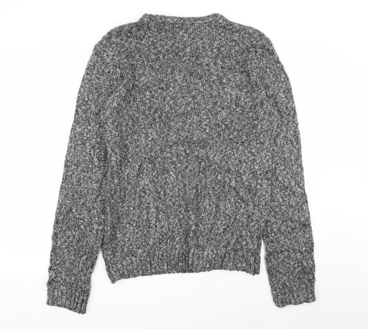 Peacocks Mens Grey   Pullover Jumper Size S