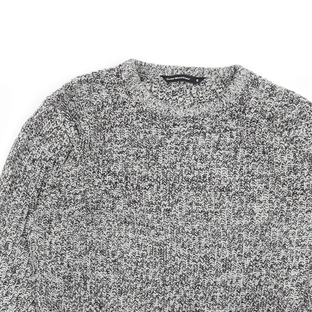 Cedar Wood State Mens Grey   Pullover Jumper Size S