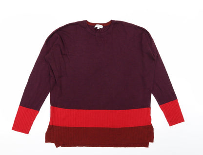 Womens UK Size 12 Warehouse Multicoloured Pullover Jumper