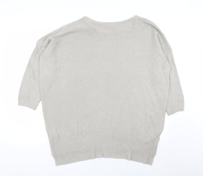 warehose Womens Grey   Pullover Jumper Size L