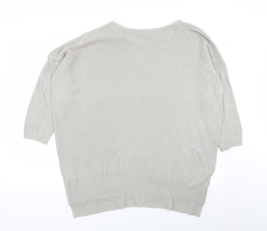 warehose Womens Grey   Pullover Jumper Size L