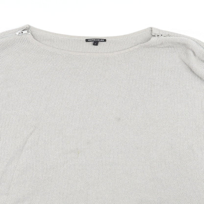 warehose Womens Grey   Pullover Jumper Size L