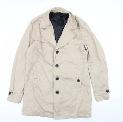 Selected Homme Womens Beige   Overcoat Coat Size M