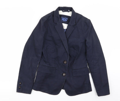 Womens UK Size XS MNG Regular Blue Blazer