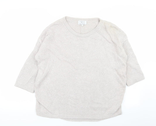 Womens UK Size 14 NEXT Grey Pullover Jumper