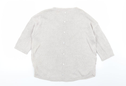 Womens UK Size 14 NEXT Grey Pullover Jumper