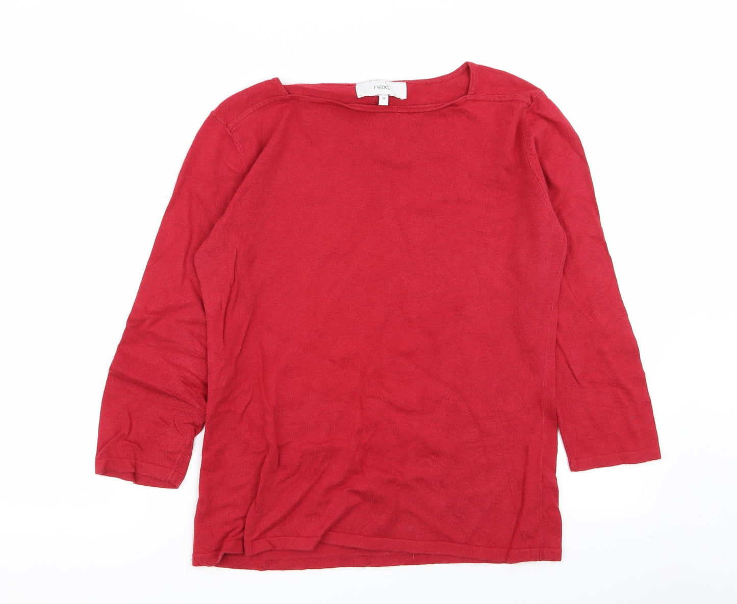 Womens UK Size 10 NEXT Red Pullover Jumper