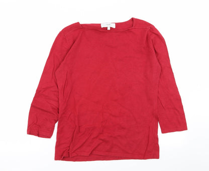 Womens UK Size 10 NEXT Red Pullover Jumper
