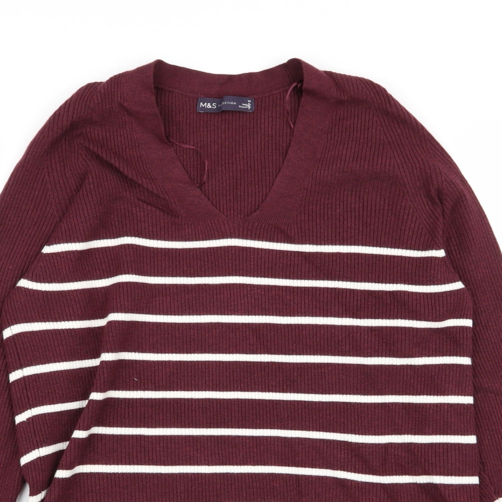 Womens UK Size 10 M&S Multicoloured Pullover Jumper
