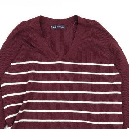 Womens UK Size 10 M&S Multicoloured Pullover Jumper