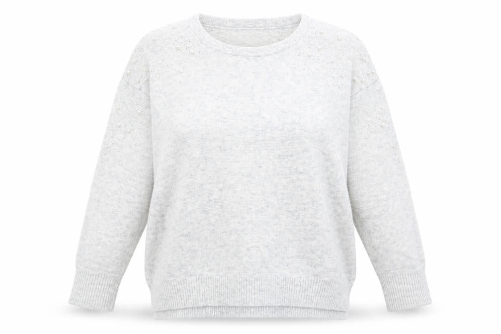Womens UK Size 10 Primark Grey Pullover Jumper