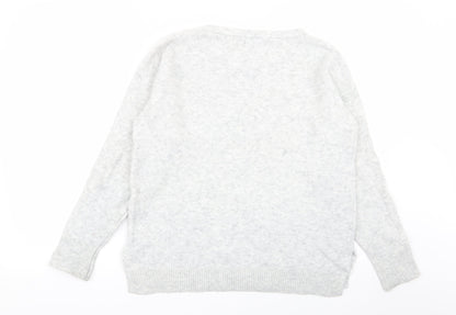 Primark Womens Grey Polka Dot  Pullover Jumper Size 10