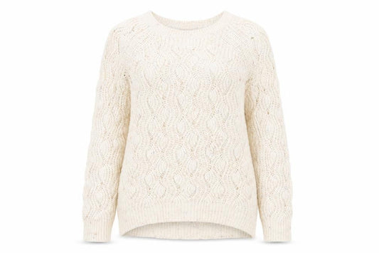 Front view of Red Herring women’s beige jumper, size UK 10