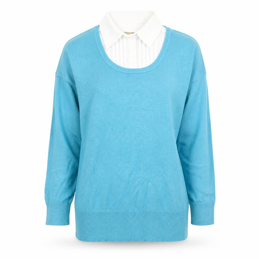 Womens UK Size 10 TU Blue Pullover Jumper