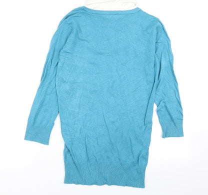 Womens UK Size 10 TU Blue Pullover Jumper